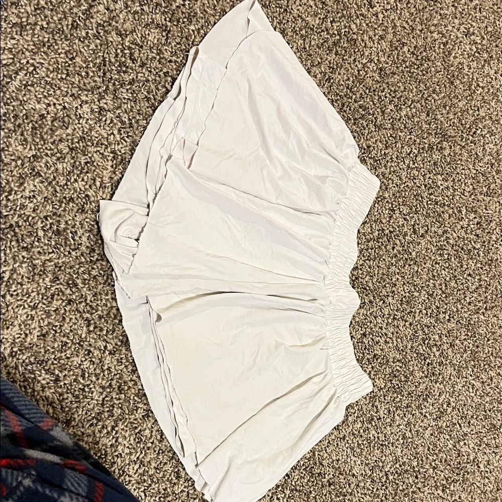 SHEIN White Skater Skirt